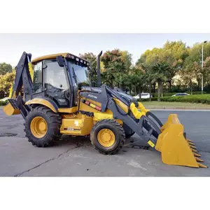 2.5 tấn giữa cánh hình outriggers xc870k backhoe loader với rung giả mạo