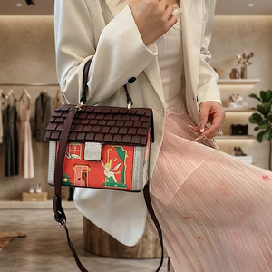 New Vintage Lady Fashionable Single Strap ZIP Closure PU Spring All Seasons <b>Small</b> <b>Handbag</b> for Women Shoulder Bag - Product Image 3