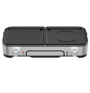 Barbecue électrique d'extérieur <span class=keywords><strong>XXL</strong></span> à température réglable, <span class=keywords><strong>grill</strong></span> amovible pour rôtissage rapide avec revêtement antiadhésif - Product Image 3