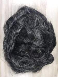 Emeda-Peluquín <span class=keywords><strong>para</strong></span> hombre, pelucas de pelo humano anudadas, piel fina, base de silicona, pelucas, <span class=keywords><strong>prótesis</strong></span> <span class=keywords><strong>para</strong></span> <span class=keywords><strong>hombres</strong></span> - Product Image 5