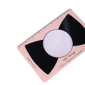 बहु-समारोह कस्टम लोगो व्यापार उपहार के लिए ग्लास 3x जेब मैग्निफायर कार्ड - Product Image 4