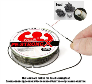 Carretes <span class=keywords><strong>de</strong></span> línea <span class=keywords><strong>de</strong></span> pesca con núcleo <span class=keywords><strong>de</strong></span> <span class=keywords><strong>plomo</strong></span>, 16 hebras, línea <span class=keywords><strong>de</strong></span> curricán trenzada, fuerte 45 LB - Product Image 6