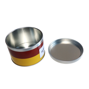 <span class=keywords><strong>Scatola</strong></span> Rotonda <span class=keywords><strong>in</strong></span> Latta Personalizzata con Serigrafia e Stampa a Caldo, per Torte/Biscotti, con Coperchio a Vite - Product Image 6