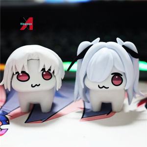 Figura Decorativa de Plástico de <span class=keywords><strong>Cenicienta</strong></span> Dorothy Versión Q, Perro Rosa Comiendo Naranja, Modelo Moderno para Escritorio - Product Image 5