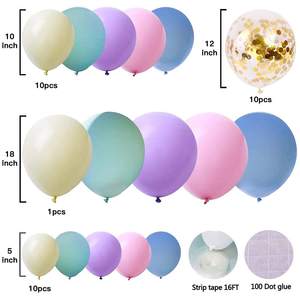 Pastel Balloons Garland Arch Kit 117 Pcs Rainbow Macaron Balloons <strong>Unicorn</strong> Mermaid <strong>Party</strong> Decorations - Product Image 3