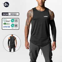 <strong>Top</strong> <strong>Selling</strong> Wholesale Custom Logo Size and Color Oem Men Gym Vest Sport Singlets With Pocket Mens Tank <strong>Top</strong>