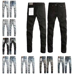 Fabricantes de Ropa de Mezclilla para Hombre, Jeans Personalizados en Blanco Crudo y Azul, Jeans Bordados para Hombre, Pantalones de Mezclilla Negros para Hombre - Product Image 3