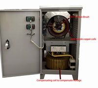 Precio de fábrica 3KVA OEM Estabilizador de voltaje automático 3va 220V/110V Control de servomotor AVR trifásico único