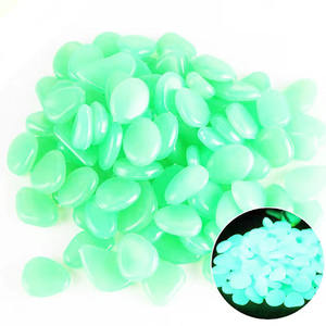 Pierres lumineuses brillent dans l'obscurité 50 pièces avec différentes couleurs en stock pour les décorations d'aquarium de paysage de jardin galets de pavage - Product Image 6