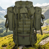 Sac à dos personnalisé de grande capacité 80L escalade randonnée sac à dos extérieur alpinisme randonnée sac à dos tactique