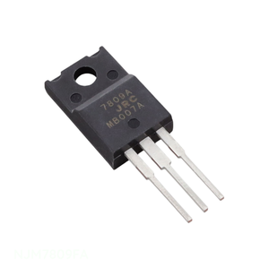 NJM7809FA Original, service complet, TO220, 3 circuits intégrés de gestion de l'alimentation (PMIC) en pack complet, régulateur linéaire 9V 1.5A TO220F - Product Image 1