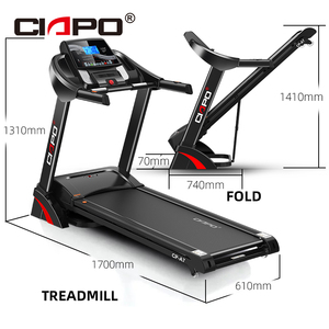 CIAPO A7 TFT utilisation commerciale Fitness écran tactile Wifi Connectitive pliable Machine de course tapis roulant à choix multiples - Product Image 6