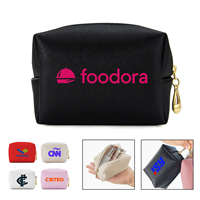 Organisateur écologique personnalisé pour hommes trousse de toilette portable pour le rangement des cosmétiques pochette Neceser rose avec sac à cosmétiques en cuir de voyage de luxe
