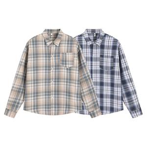 <span class=keywords><strong>เสื้อ</strong></span>เชิ้ตลายสก็อตแขนยาวแฟชั่นฤดูใบไม้ร่วงและฤดูหนาวสำหรับผู้ชาย สไตล์ลำลองแบบญี่ปุ่นและเกาหลี ติดกระดุม สำหรับการค้าต่างประเทศข้ามพรมแดน - Product Image 1