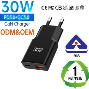 <span class=keywords><strong>Cargador</strong></span> de Pared Tommox Ultra Portátil PD 3.0 30W USB-C de Carga Rápida Tipo C, Adaptador de Carga Rápida para Teléfono Móvil y Tableta - Product Image 1