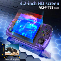 Consola de Juegos Portátil S Classic R45H Mini, Pantalla HD de 4.2'', 3500mAh, Sistema Linux, Caja de Juegos R45h