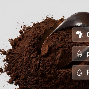 Poudre de cacao alcalinisée d'origine Ghana, pH 6.2-6.8, teneur en matières grasses 10-12%, pour la transformation alimentaire - Product Image 4