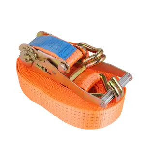 heavy duty cargo lashing belt locking tie down strap lashing belt 5t 2 inch ratchet tie down strap