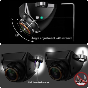 Cámara de Visión Trasera para Coche GreenYi HD 1080P Lente Ojo de Pez Dorado de 170 Grados Visión Nocturna HD Cámaras Frontales de Respaldo para Marcha Atrás de Vehículo <span class=keywords><strong>G999</strong></span> - Product Image 4