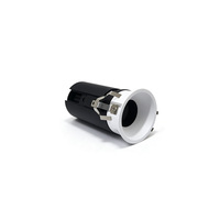 Mini spot LED encastré sans cadre, découpe de 35 mm, 9W, CRI95, anti-éblouissement, CCT personnalisé pour l'éclairage commercial des magasins et des hôtels