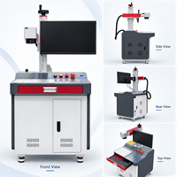 Machine de marquage et de gravure au laser à fibre de haute précision avec dispositif rotatif pour pièces métalliques et bijoux
