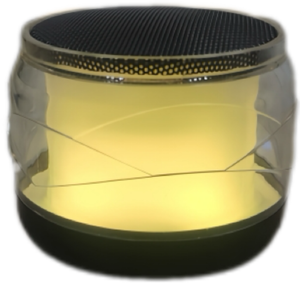 Altavoz portátil mini altavoz inalámbrico con luces LED de colores - Product Image 1