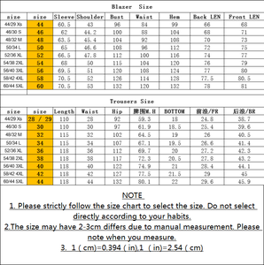 Ensemble de costume 2 pièces pour <span class=keywords><strong>homme</strong></span>, tailles EUR 46-60 S-5XL, style décontracté, comprenant un <span class=keywords><strong>blazer</strong></span> et un pantalon, coupe tunique à col montant et simple boutonnage - Product Image 2