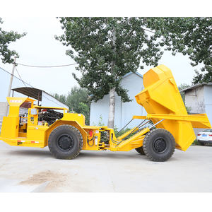 Ensemble puissant de niveleuse et de camion à benne avec pompe et moteur, capacité nominale de 12 tonnes, sur roues, pour l'entretien des routes de mines souterraines, économie de coûts - Product Image 3