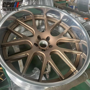 Juego de Tres Ruedas de Aleación de Aluminio Forjado de Alta Resistencia para Automóvil, Equipadas con Tapa Central, Ajuste Universal para Autos de Pasajeros - Product Image 6