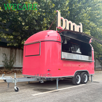 WECARE Camion de Nourriture Mobile Personnalisé Café Bar Pizza Remorque de Traiteur Camion de Glace Camion de Nourriture Entièrement Équipé avec Cuisine Complète