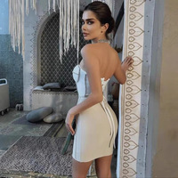 Robe moulante bandage sans manches, respirante, à découpes, taille naturelle, style simple et tendance pour l'été, grande quantité en stock