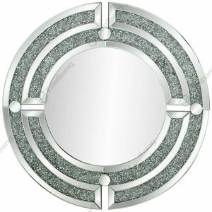 Modern French Style Elegant <strong>Cheap</strong> Mirrored Crushed Diamond <strong>Console</strong> <strong>Table</strong> - Product Image 6