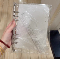 Feuille de classement A4 transparente givrée pour album de rangement de vernis à ongles, cadre de présentation de nuancier de couleurs pour nail art, insert de page en PP