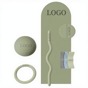 Ensemble de fitness pour la maison, tapis de yoga, ballon de yoga, haltères réglables avec logo personnalisé en usine, haltères en EVA, anneaux de puissance, yoga, Pilates MD MD-R805 - Product Image 1