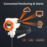 Transmetteur de niveau subaquatique sans fil 4G LoRaWAN ZigBee IP66, capteur de surveillance du niveau de liquide dans les réservoirs, résistant aux explosions