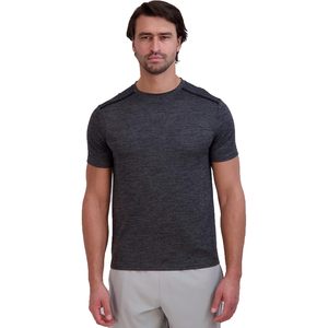 เสื้อยืดสำหรับผู้ชาย Dri-Power สำหรับเล่นกีฬาแขนสั้นทรงหลวมสีพื้นสำหรับยิมวิ่งผ้าฝ้าย/เส้นใยไม้ไผ่ - Product Image 5