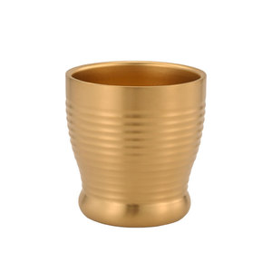 Gobelet isotherme en acier inoxydable 304 à double paroi, couleur or, pour bière, thé, boissons, utilisation en soirée - Product Image 2