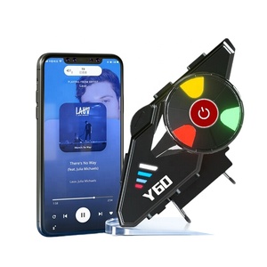Écouteurs de moto Y60 avec haut-parleurs stéréo 40 mm, casque sans fil 5.3 pour casque de sport, communication et musique pour motards et skieurs - Product Image 6
