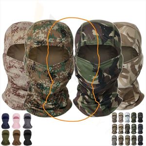 Motorcycle Windproof Cycling Sports Head Cover Full Face Helmet Beanie Outdoor Tactical Sunblock Two Holes Balaclava Headgear - Product Image 1