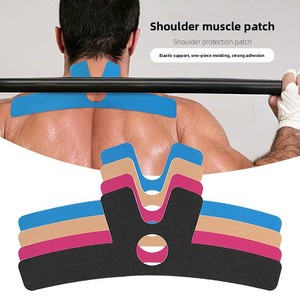 Nastro Kinesiologico Pretagliato, Benda Elastica di Supporto per Spalla e <span class=keywords><strong>Collo</strong></span>, per Sport e Fitness - Product Image 1