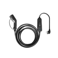 Nouveau câble de charge AC Type 2 étanche IP54 3,5 kW avec connecteur en matériau ABS et garantie de 2 ans pour les stations de recharge de véhicules électriques