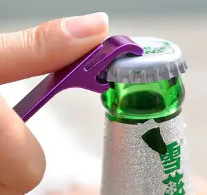 Colorful Aluminum Keychain /Bottle Opener/ Carabiner Hook