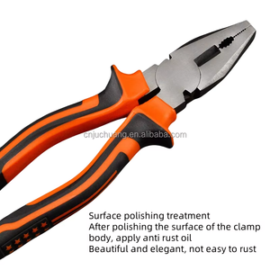 Pince combinée multi-outils de type européen 6 pouces 8 pouces mâchoire dentelée coupe-fil en acier bricolage 200mm OEM personnalisable à vendre - Product Image 4