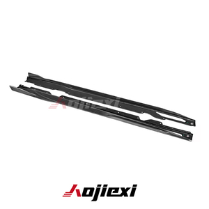 Gonna laterale in fibra di carbonio stile SQ per <span class=keywords><strong>BMW</strong></span> <span class=keywords><strong>4</strong></span> <span class=keywords><strong>serie</strong></span> G26 <span class=keywords><strong>4</strong></span> porte 2021 + <span class=keywords><strong>Gran</strong></span> Coupr paraurti laterale Splitter Kit corpo di alta qualità - Product Image 2