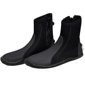 Aletas de Snorkel Profesionales Antideslizantes de Neopreno de 5 mm, Zapatos de Buceo, Botas de Agua para Playa, Equipo de Natación y Buceo - Product Image 1