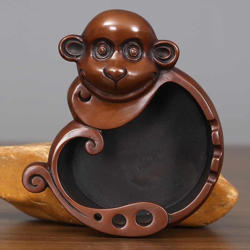Purple Copper Monkey Ashtray