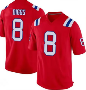 Camiseta de Fútbol Americano Cosida de los Campeones de la Copa de las Superfinales 2026, Nueva Inglaterra, 10 Derek Maye, 12 Brady, 8 DIGGS, 32 Henderson - Product Image 3