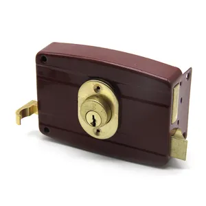 <span class=keywords><strong>Serratura</strong></span> per Porta con <span class=keywords><strong>Cilindro</strong></span> in Acciaio/Lega di Zinco/Latone, Vendita Calda per Medio Oriente e Pakistan - Product Image 1