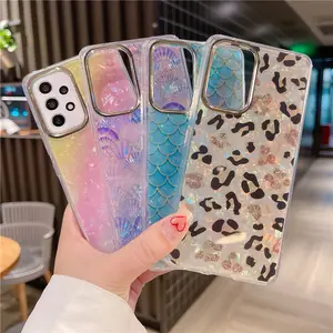 Hot Verkoop Marmer Patroon Case Voor Samsung Galaxy A13 5G A03S A22 A42 A33 A32 A23 A73 A53 Imd glitter Sparkle Laser Grafische Case