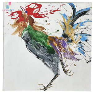 UNIART-<span class=keywords><strong>Peinture</strong></span> <span class=keywords><strong>à</strong></span> <span class=keywords><strong>l</strong></span>'<span class=keywords><strong>huile</strong></span> abstraite sur toile peinte <span class=keywords><strong>à</strong></span> la main, style chinois coloré, art mural, décoration pour galerie, 100% - Product Image 6